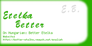 etelka better business card